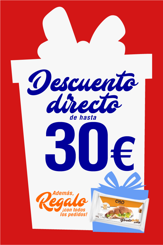 Esta Navidad, obtén un descuento directo en tu pedido de hasta 30€ y un croissant de regalo
